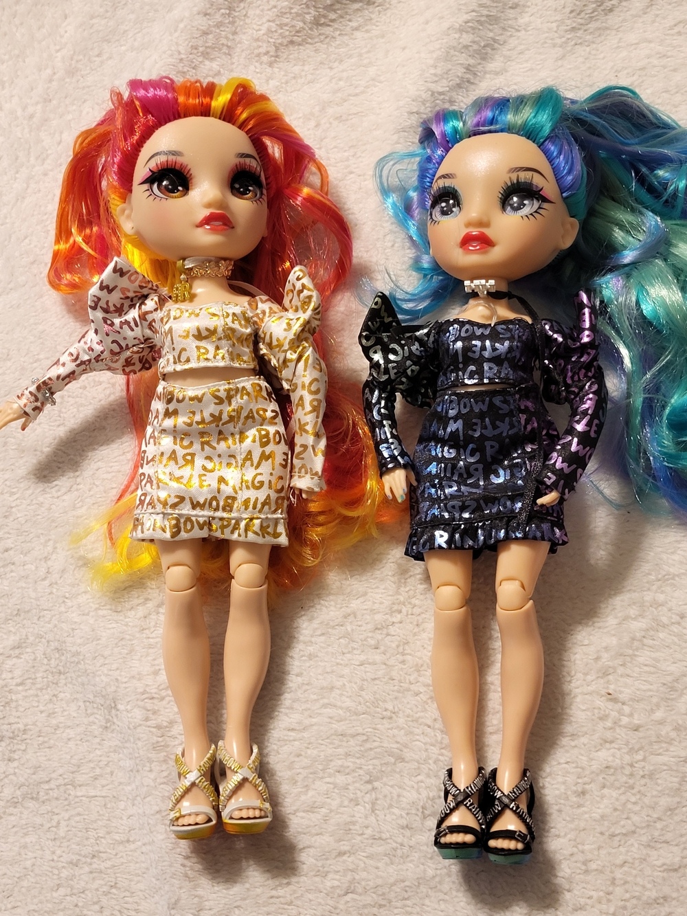 Rainbow High Twins Laurel and Holly De'Vious Special Edition 11" Fashion Dolls